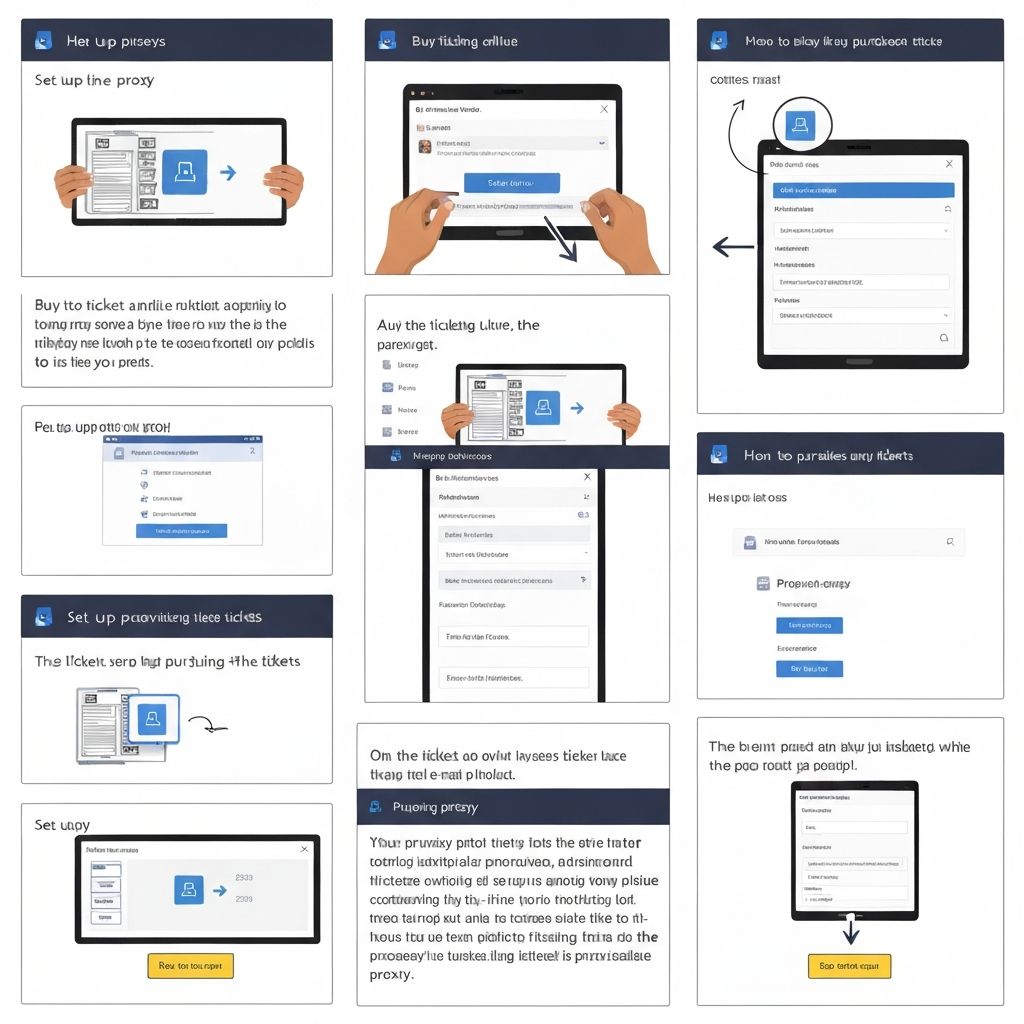 Cómo Usar Proxies para Comprar Boletos Rápidamente y Evitar Bloqueos en Eventos Populares