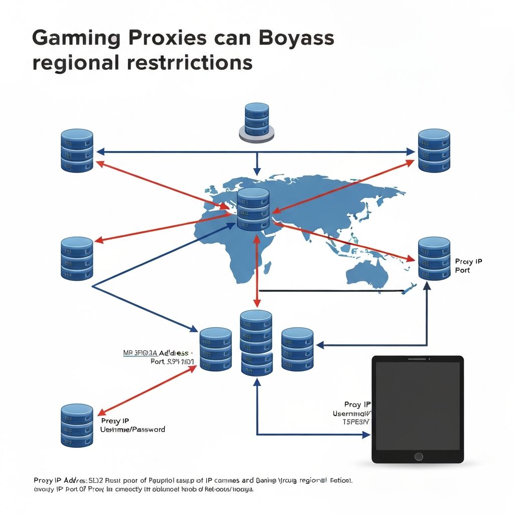 Cómo Usar Proxies para Juegos Online: Evita Bloqueos Regionales y Mejora la Conexión