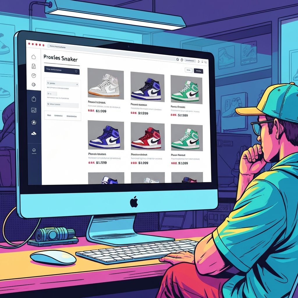 Proxy para Sneakers: Cómo Comprar Zapatillas Exclusivas Sin Ser Bloqueado