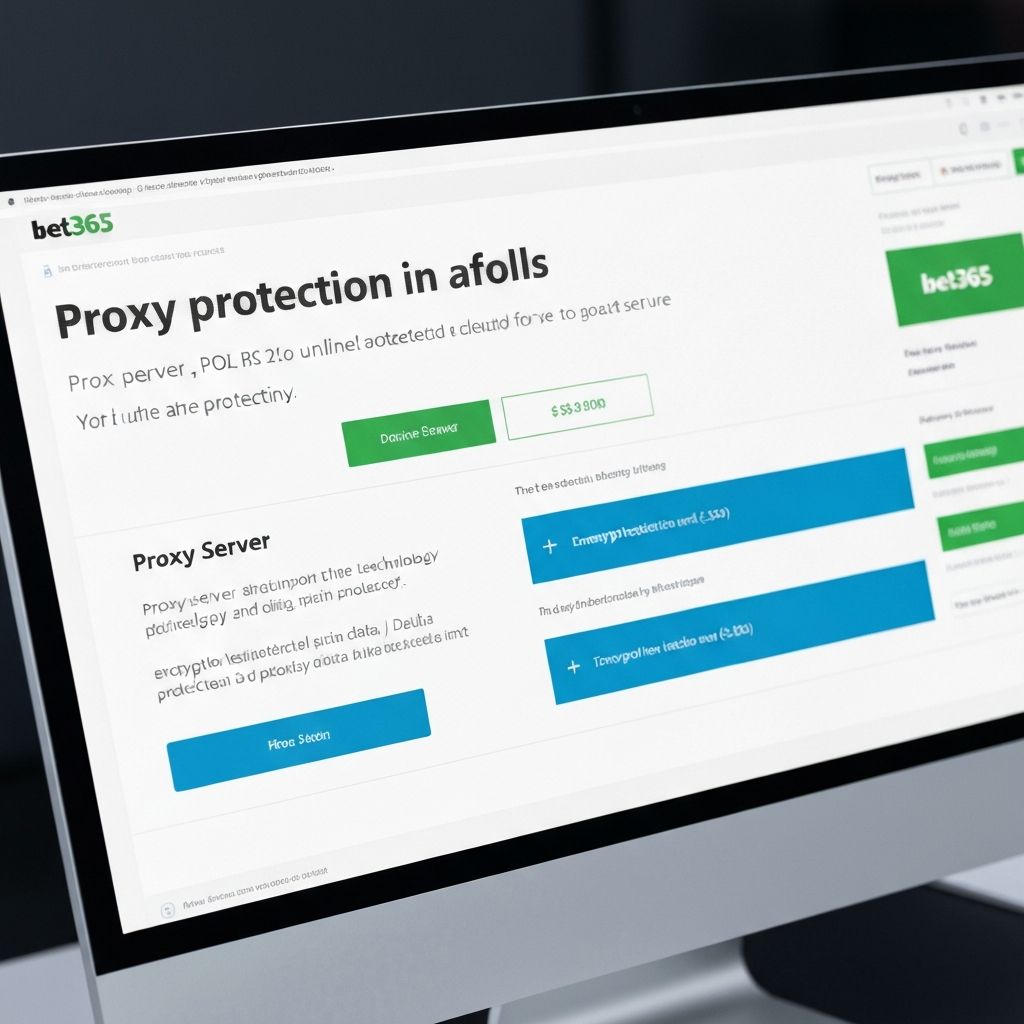 ¿Por Qué Usar un Proxy para Bet365? Guía Completa 2025